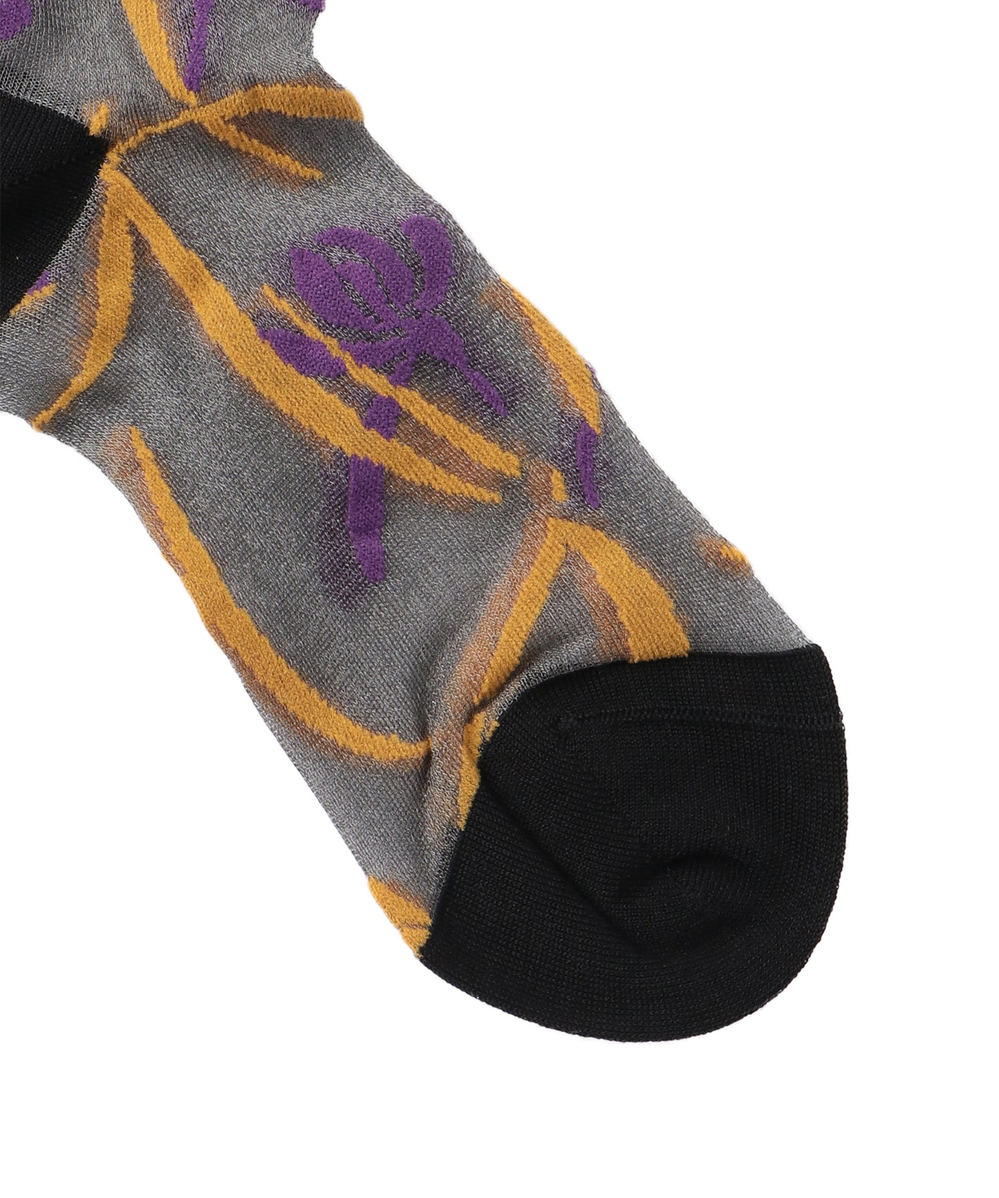 Tigertail Orchid-jacquard Stretch-nylon Socks