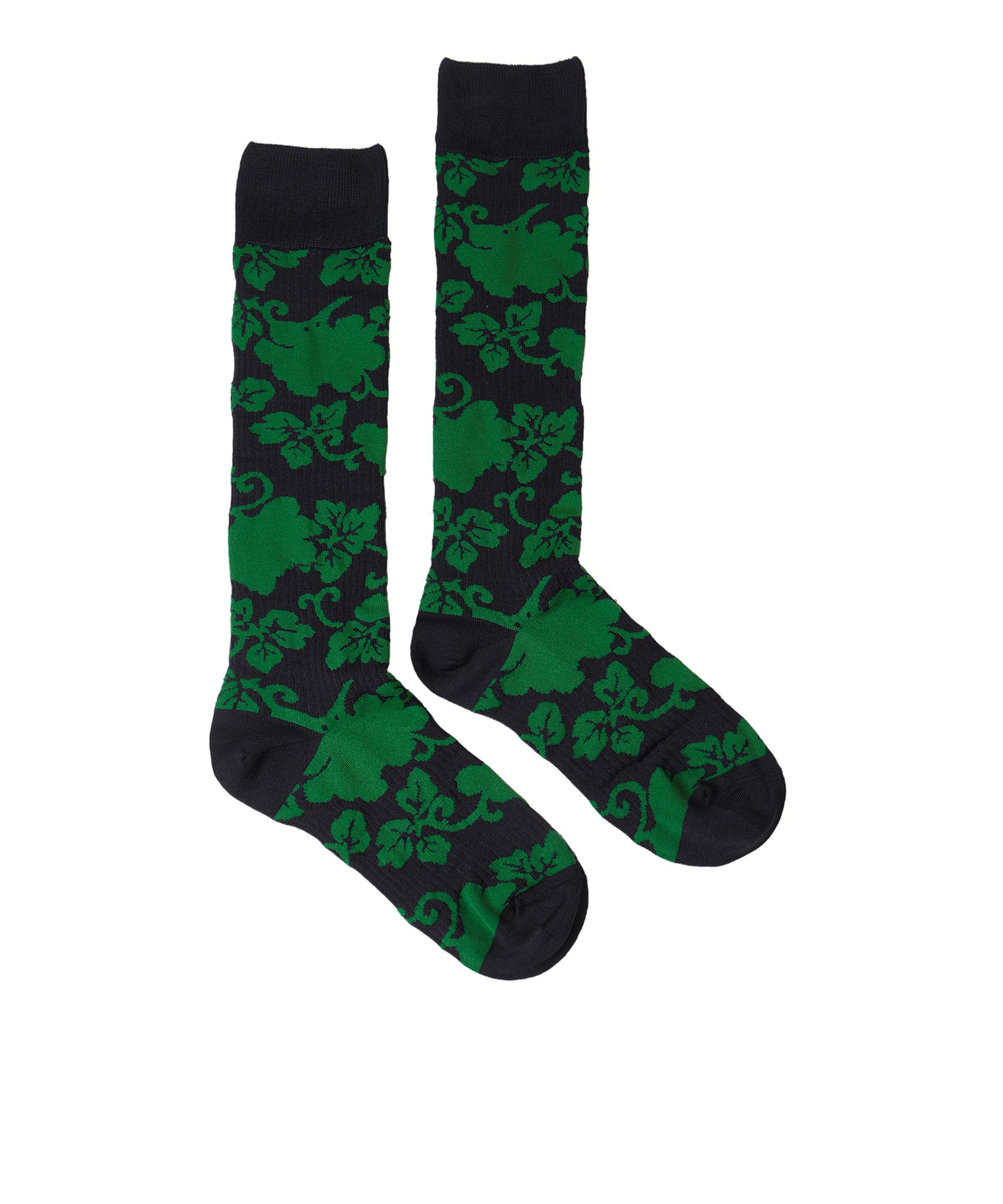 Interesting Color-block Cotton and Nylon Socks