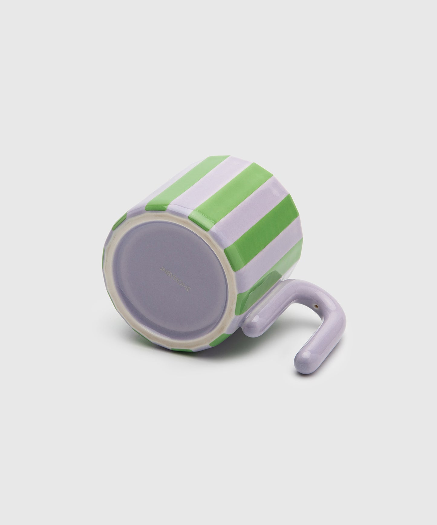 HOME N-shaped Handle Striped Cup