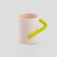 HOME Contrast Twisted Handle Cup