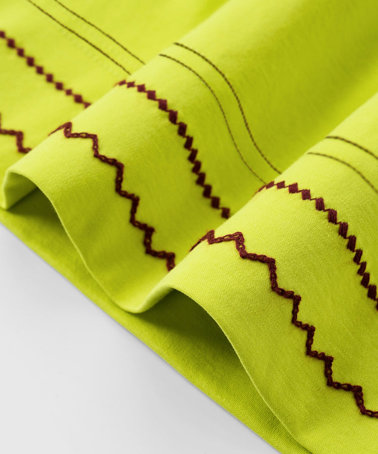 HOME Basic Cotton Relaxed-leg Trousers