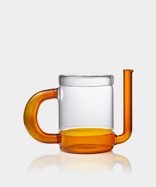 HOME Hand Blown Glass Tea Pot