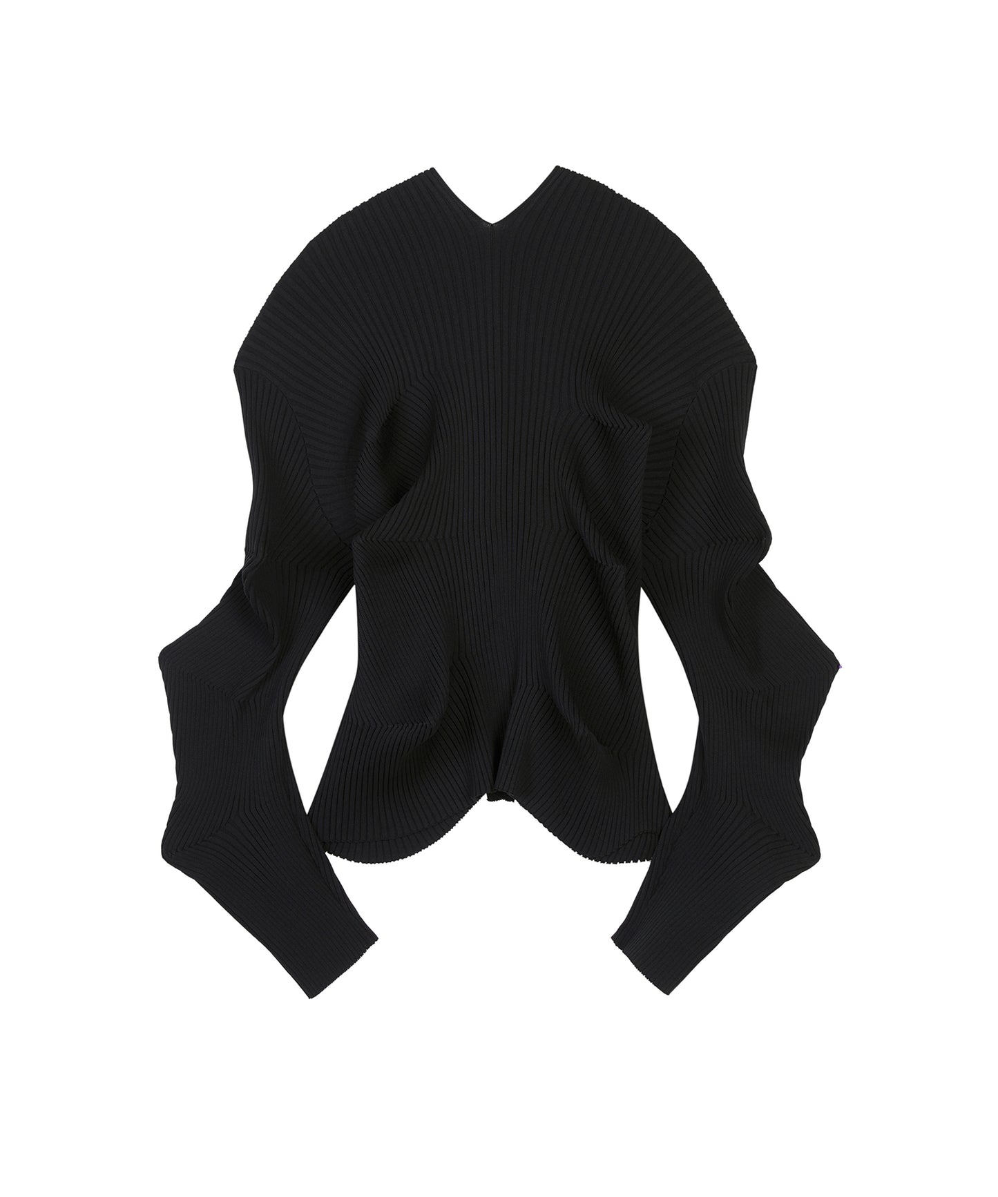 Unique Architectural Polyester Cardigan