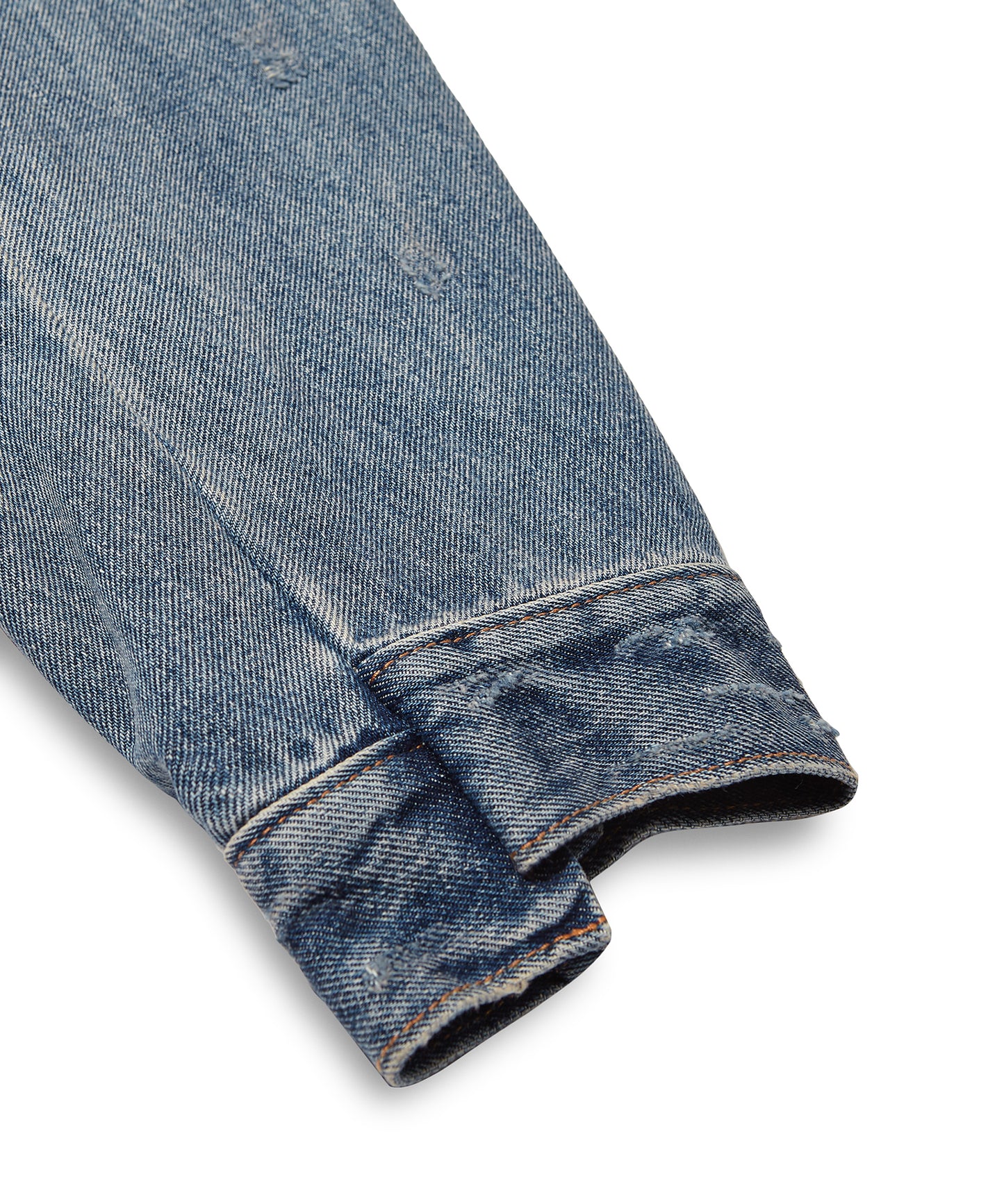 Deconstructed Cropped Denim Jacket