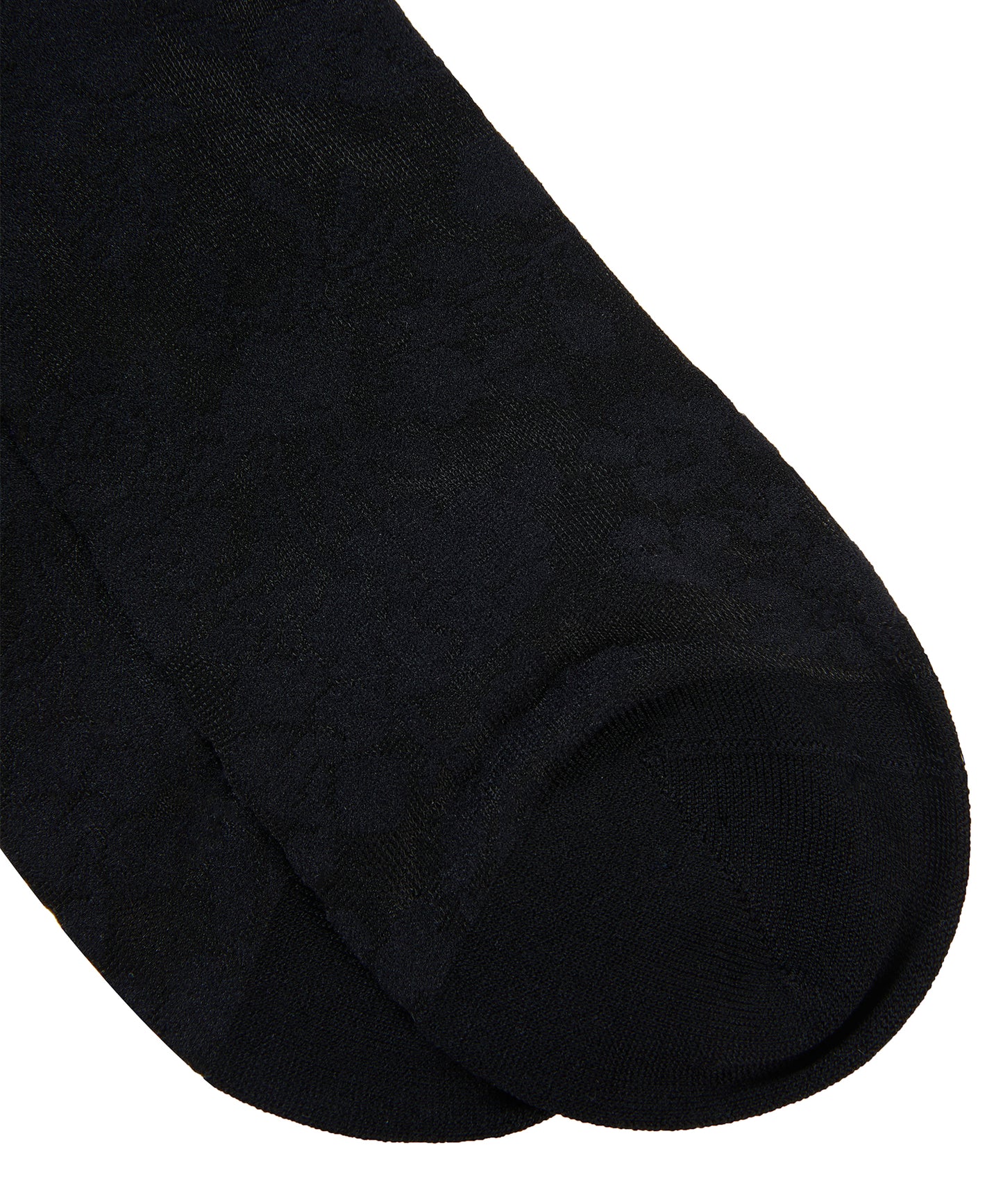 Retro Floral-jacquard Sheer Stretch-nylon Socks