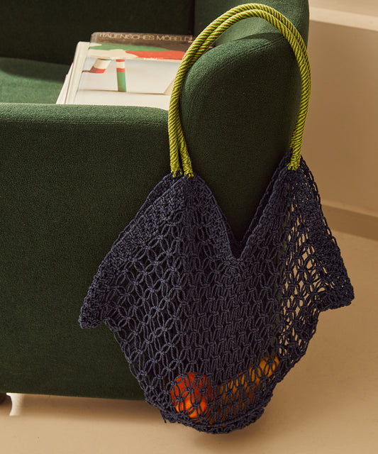 HOME M-shaped Netting Tote Bag