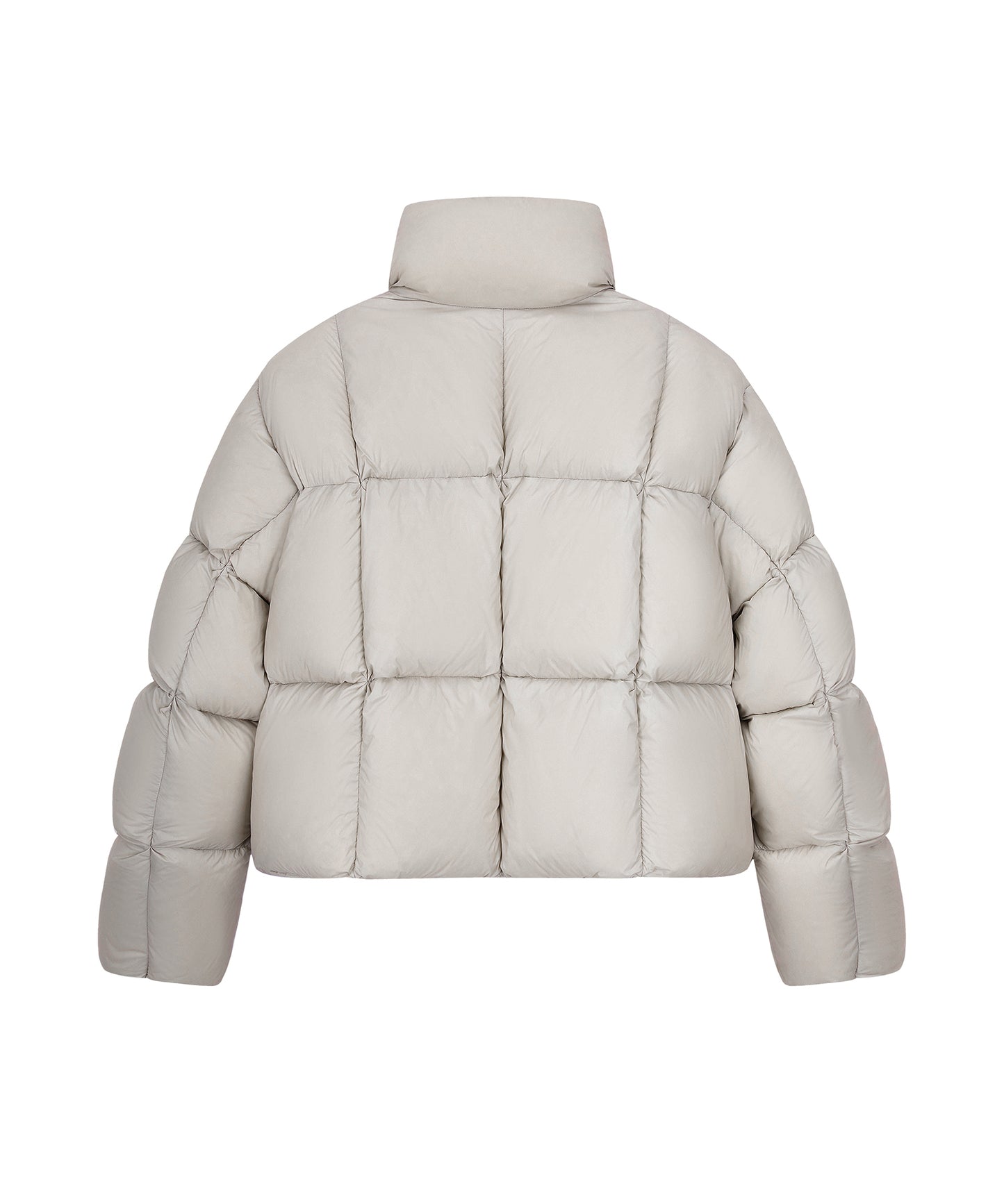 Cropped Quilted Down Jacket
