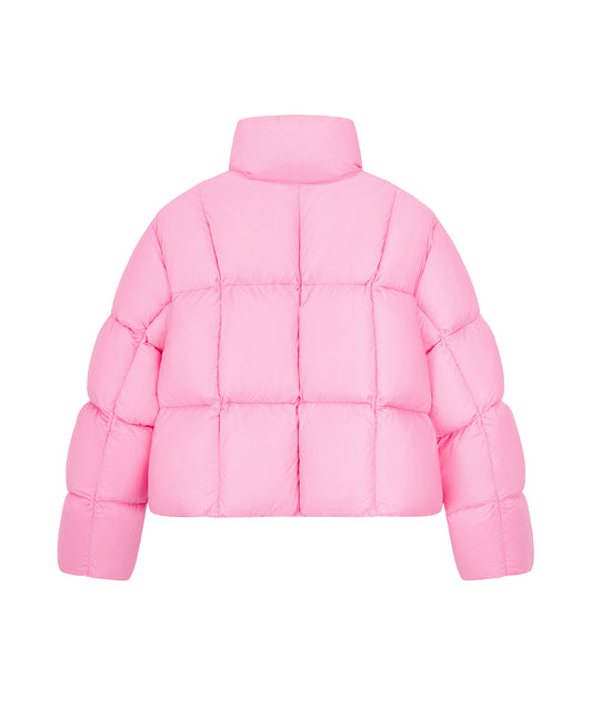 Cropped Quilted Down Jacket
