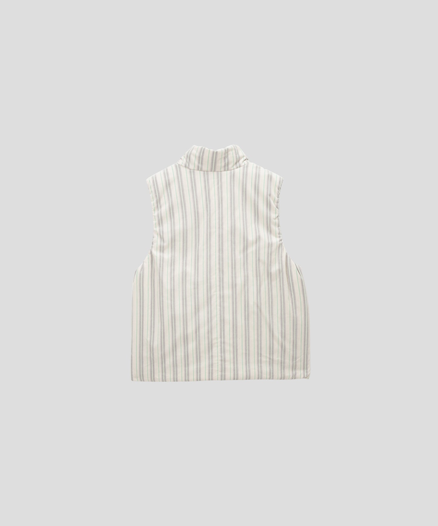 HOME Striped Corduroy Quited Vest