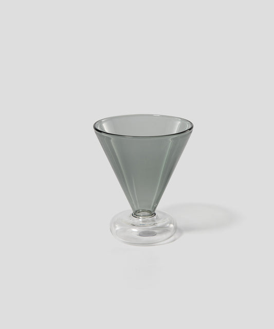 HOME Cone Elegance Glass Stem Cup