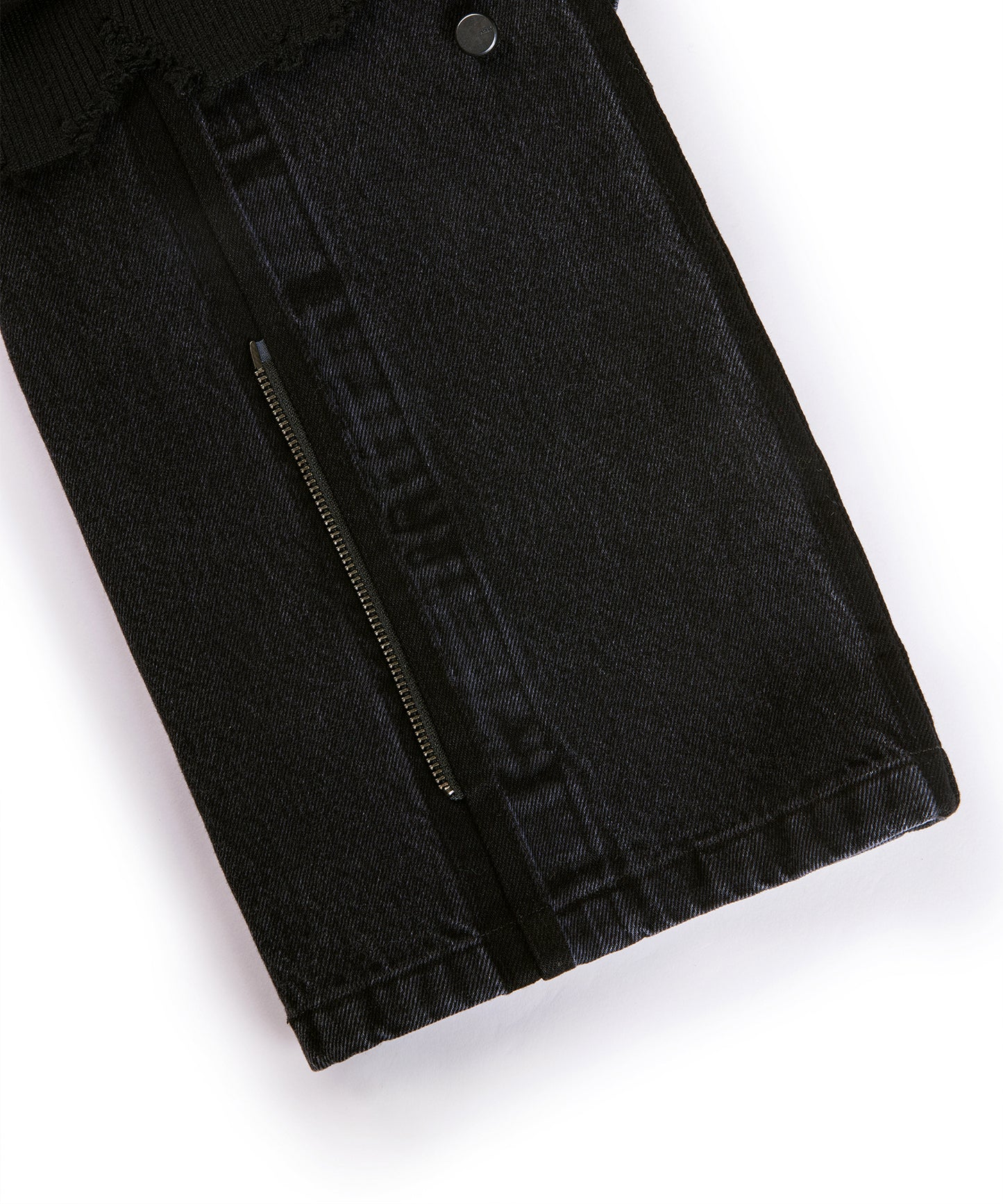 Spliced Straight-leg Jeans