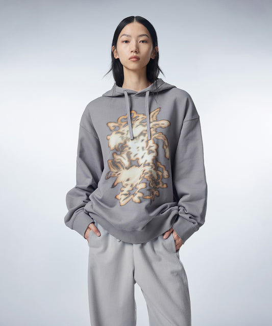 Bold Printed Oversized Sweatshirt