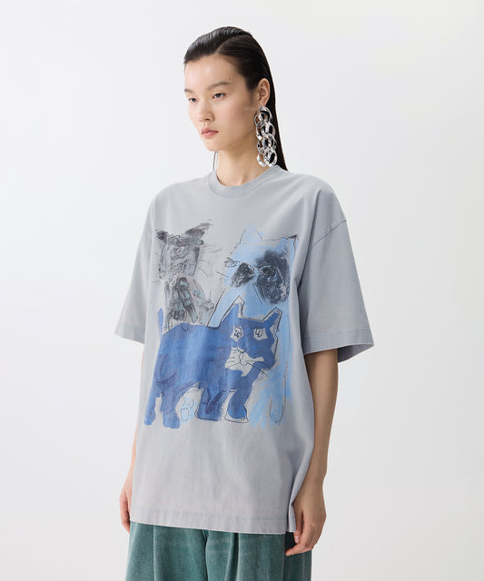 Charming Cat Oversized T-shirt