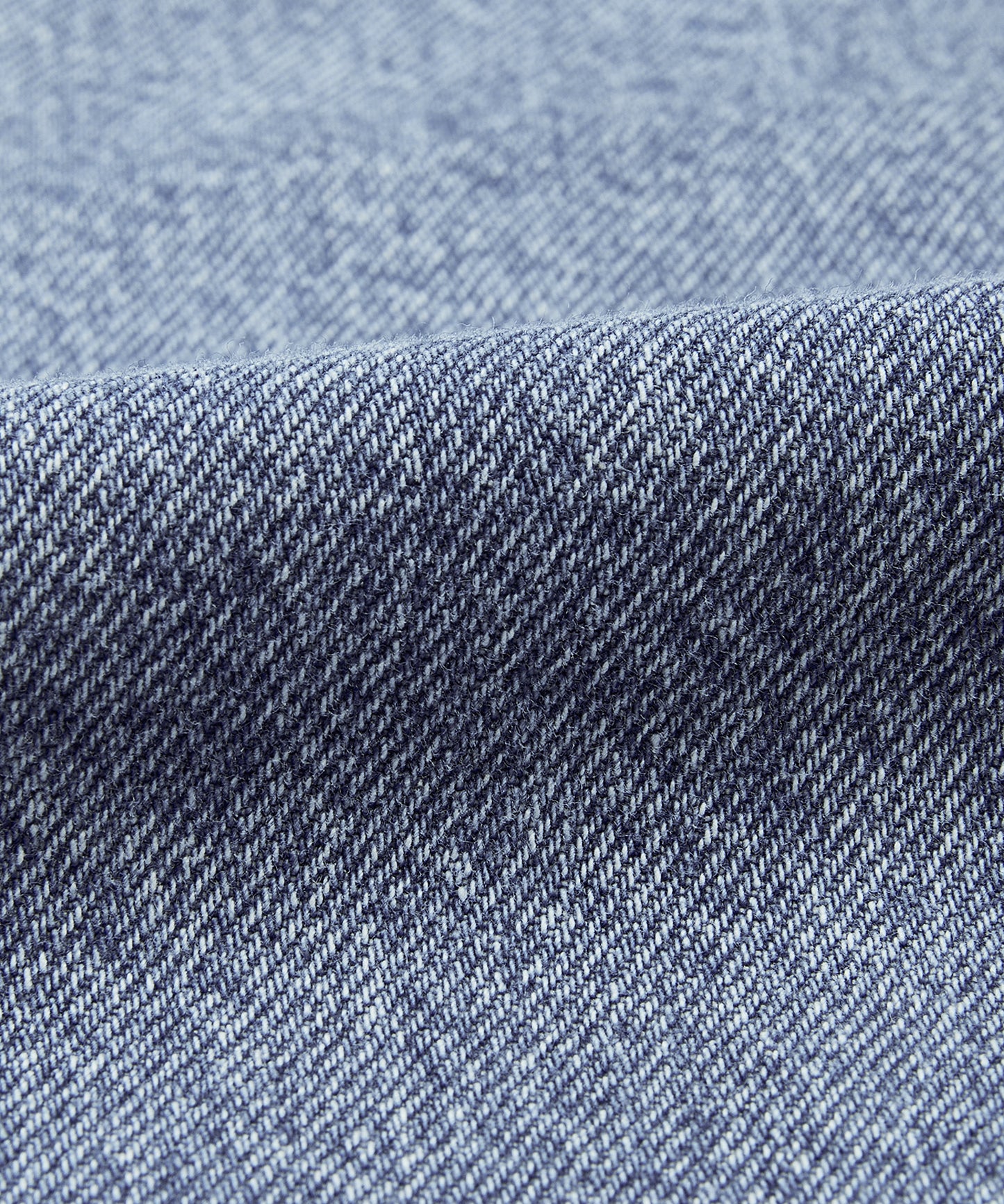 Scarf-Neck Denim Jacket