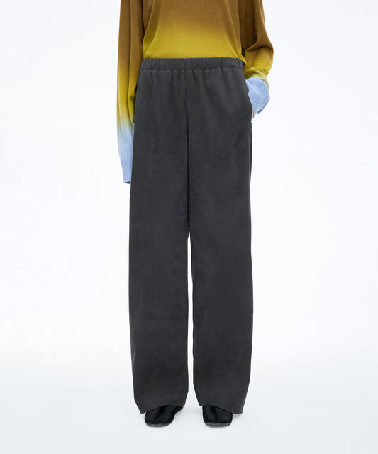 Soft Suede Trousers