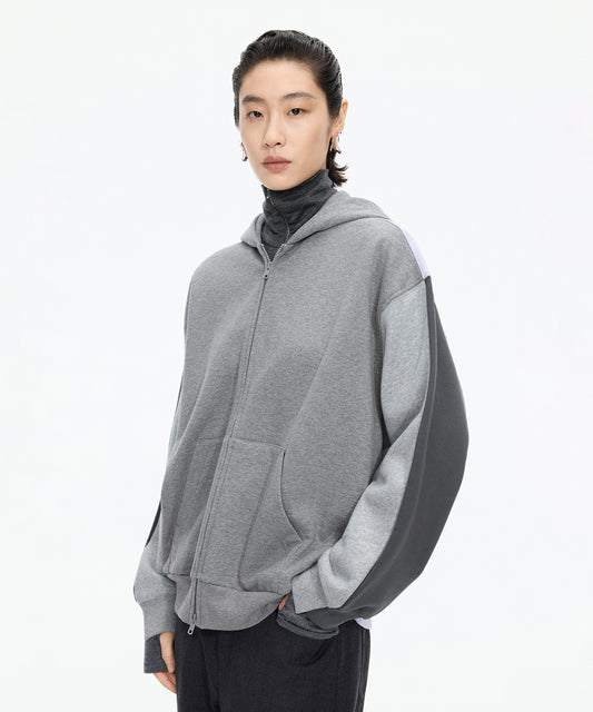 Cozy Color-block Hoodie