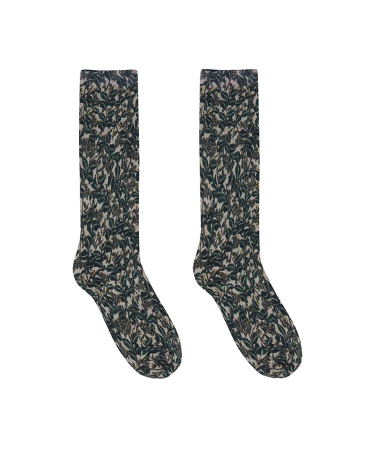 Earthy Botanical Cotton Socks