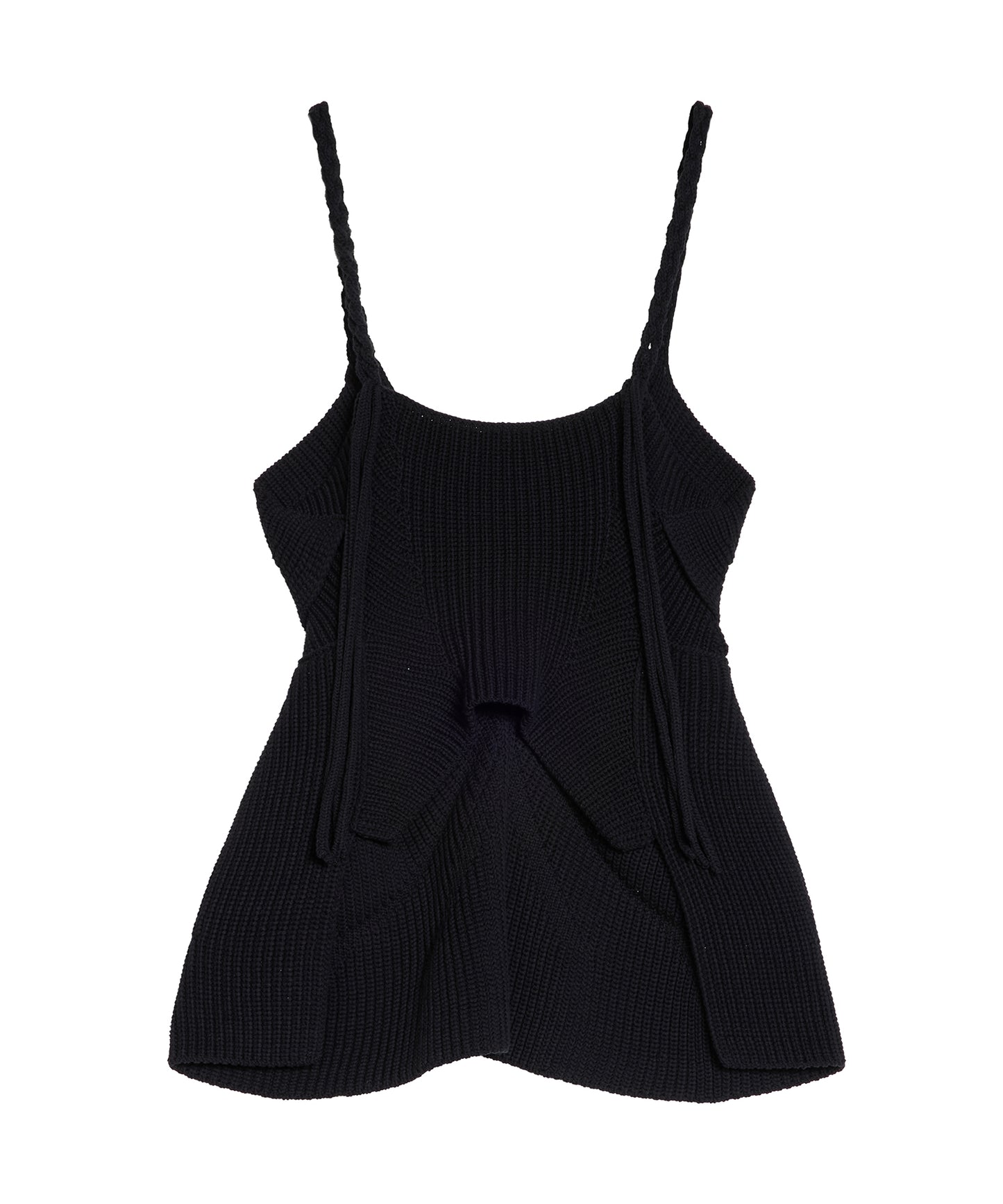 Knitted Cotton-blend Cami Top