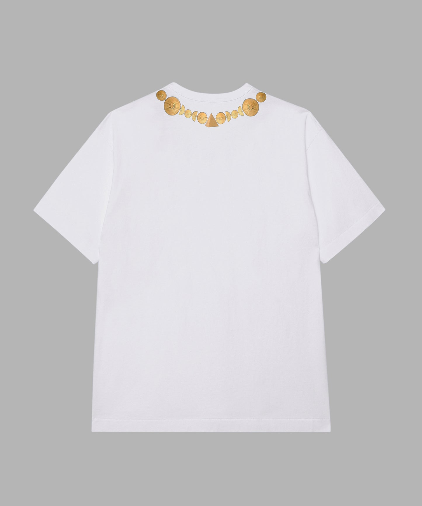 Egyptian Ornament-printed Cotton T-shirt