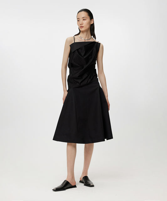 Classic Wearable Cotton Flared Midi Skirt