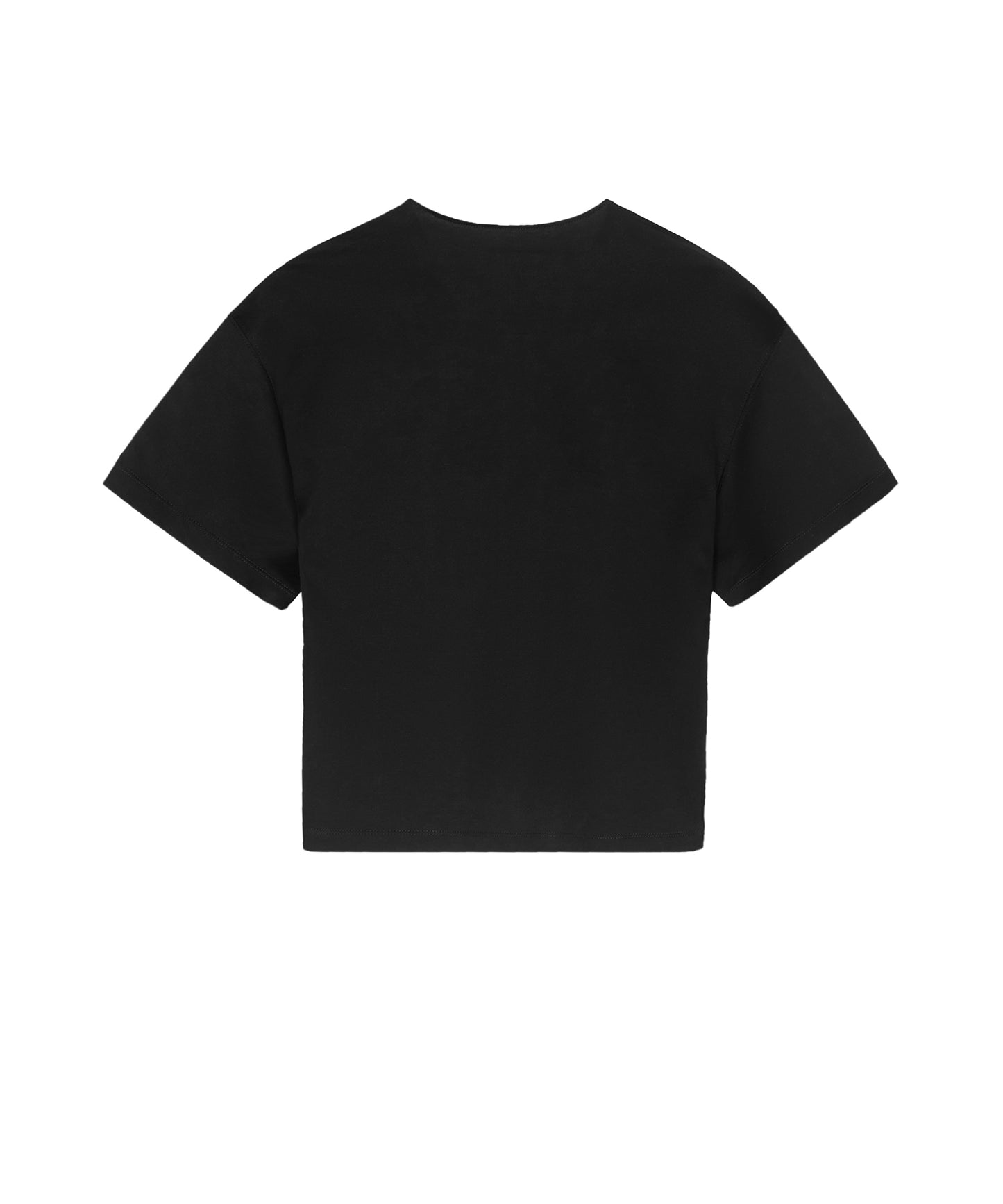 Bow-shaped Cotton-jersey T-shirt