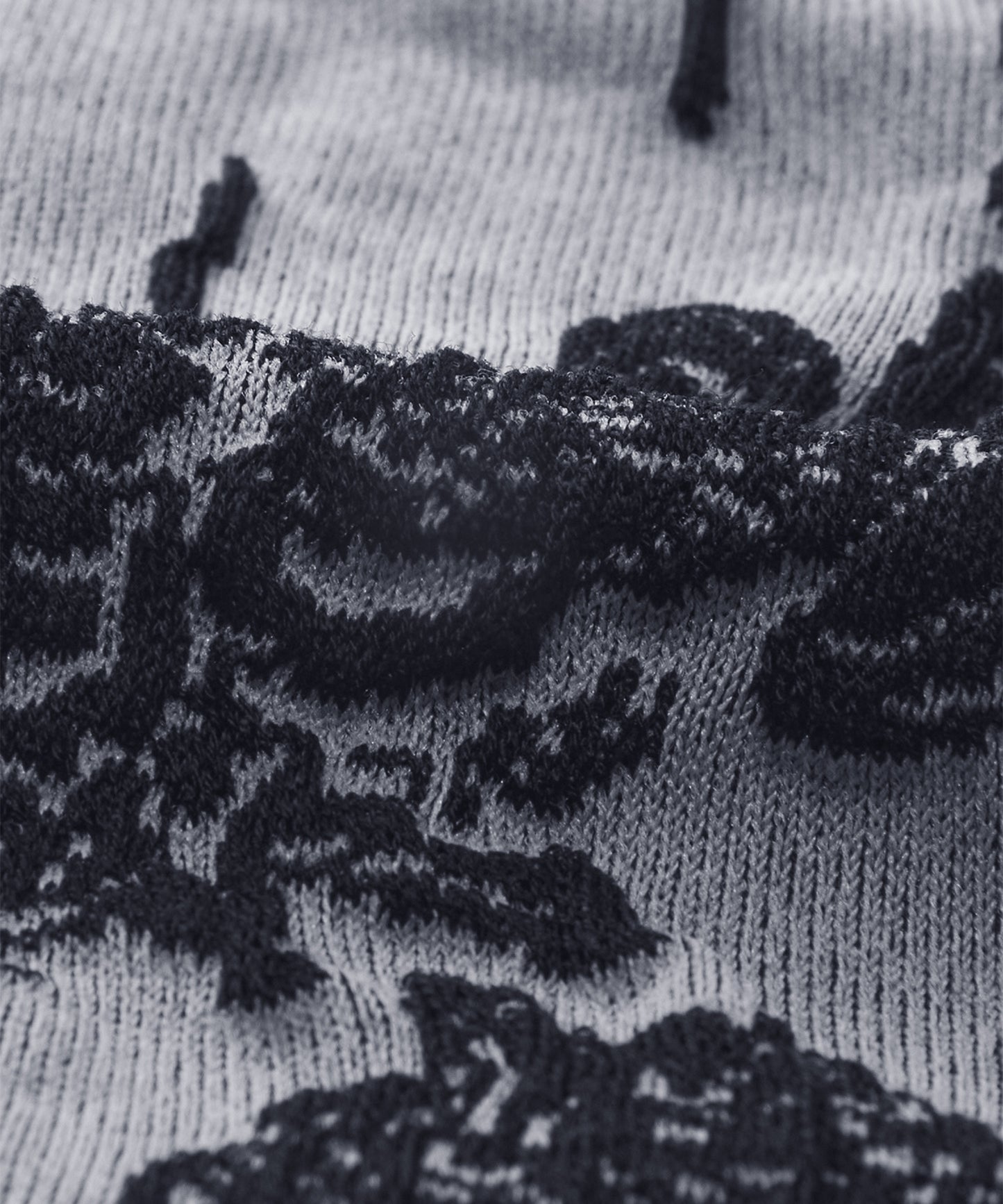 Botanical-jacquard Stretch-cotton Socks