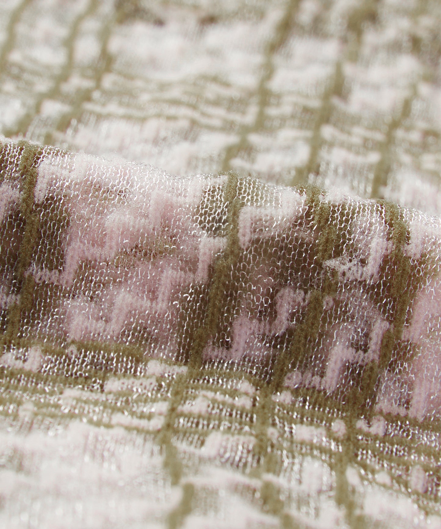 Plaid-jacquard Nylon Socks