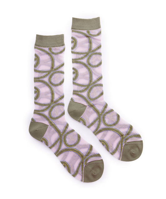 Art-pattern Nylon Socks
