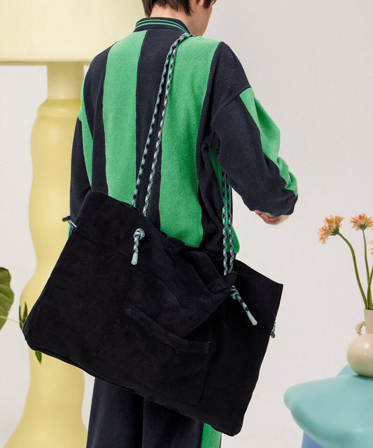 HOME Terry Drawstring Tote Bag (L)