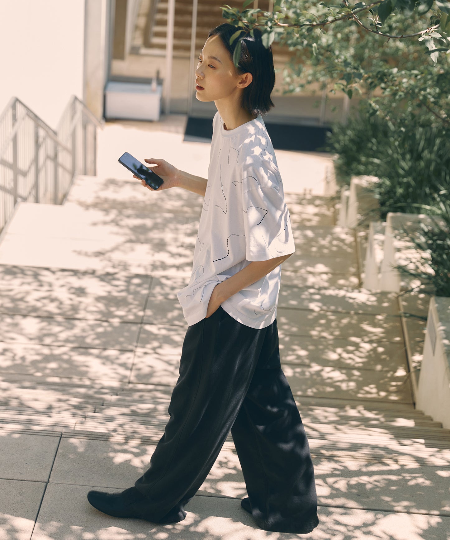 Embroidered Cotton T-Shirt