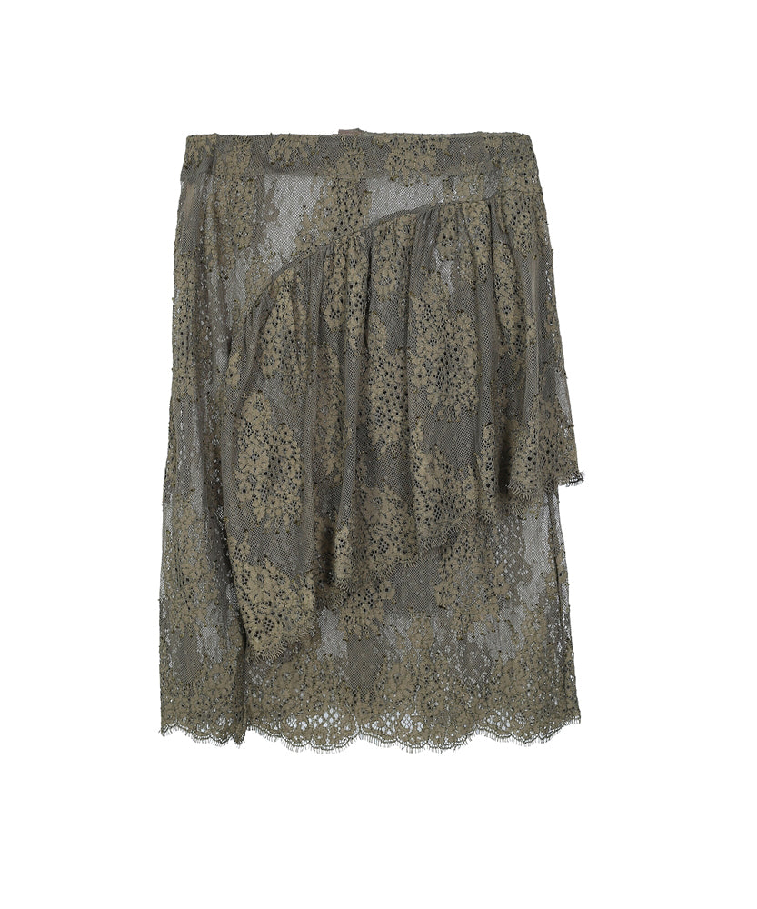 Double Layerd Lace Skirt