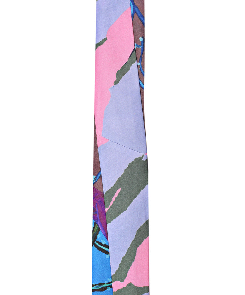 Scarf Print Polyester Necktie
