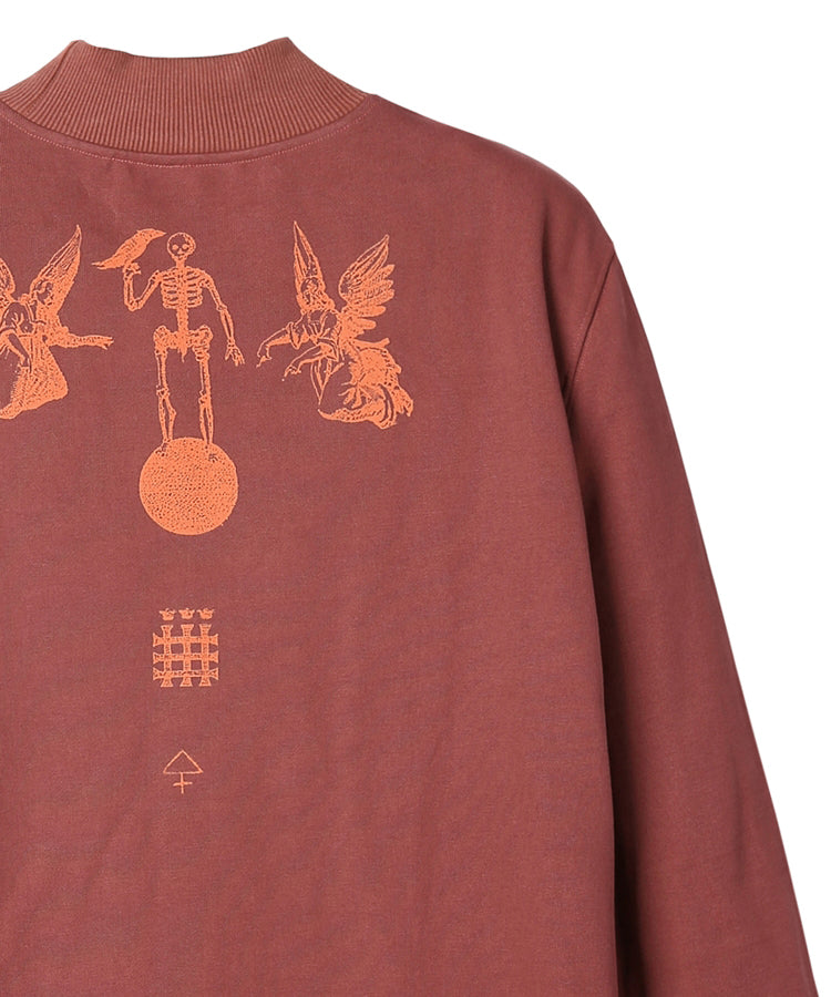 Alchemy Print High-neck Sweatshirt