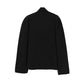 Pleated-shoulder High-neck Knitted Sweater