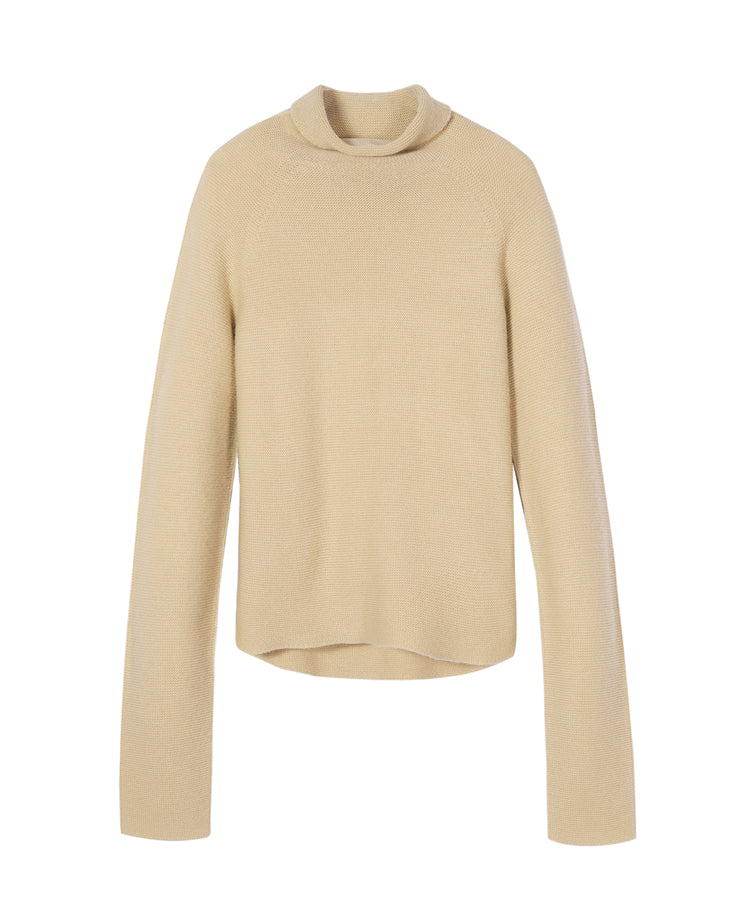 Roll-neck Classic Wool-blend Sweater