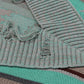 Sleeveless Geometric Stripe Cotton-blend Sweater
