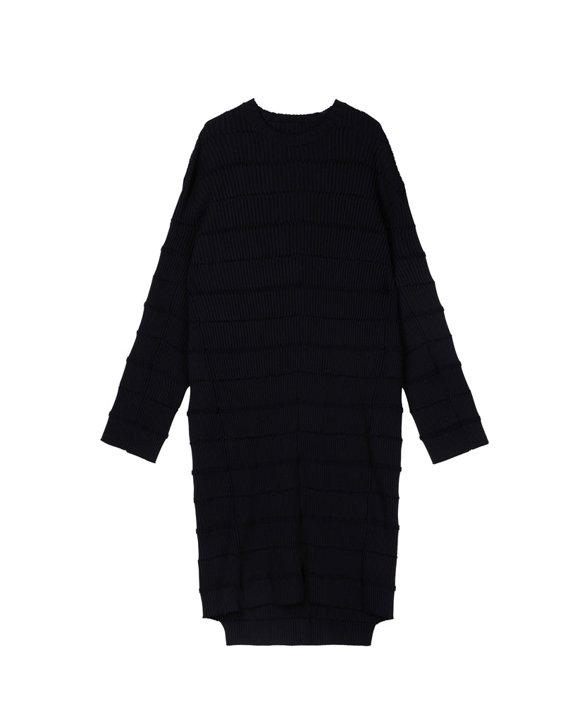Knitted Jaquard Polyester Dress