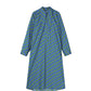 Knotted -pattern Point-collar Cotton Dress