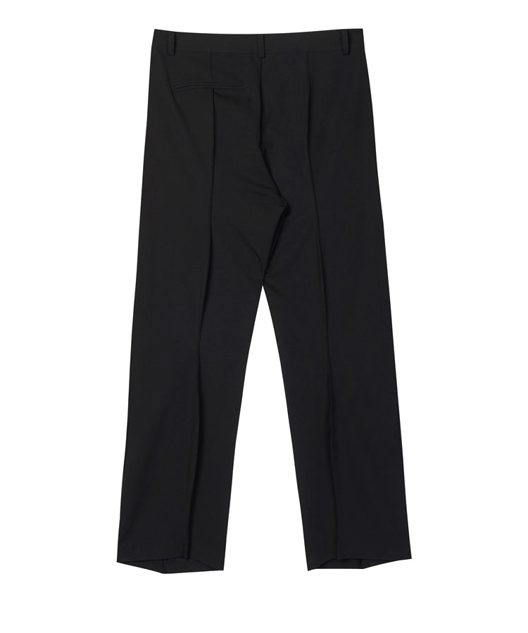 3D Structured Wool-blend Trousers