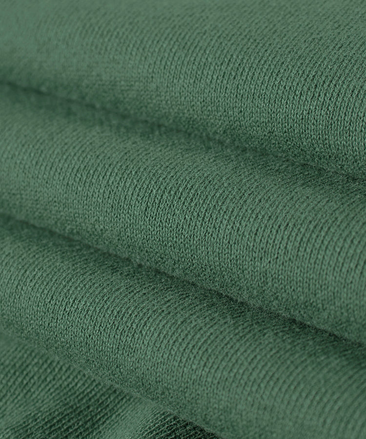 Ribbon-trimmed Solid Color Sweatshirt