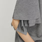 Layered-sleeve Classic Lyocell-blend Top