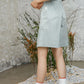 HOME Vegetable-embroidered Cotton-satin Pajama Shorts