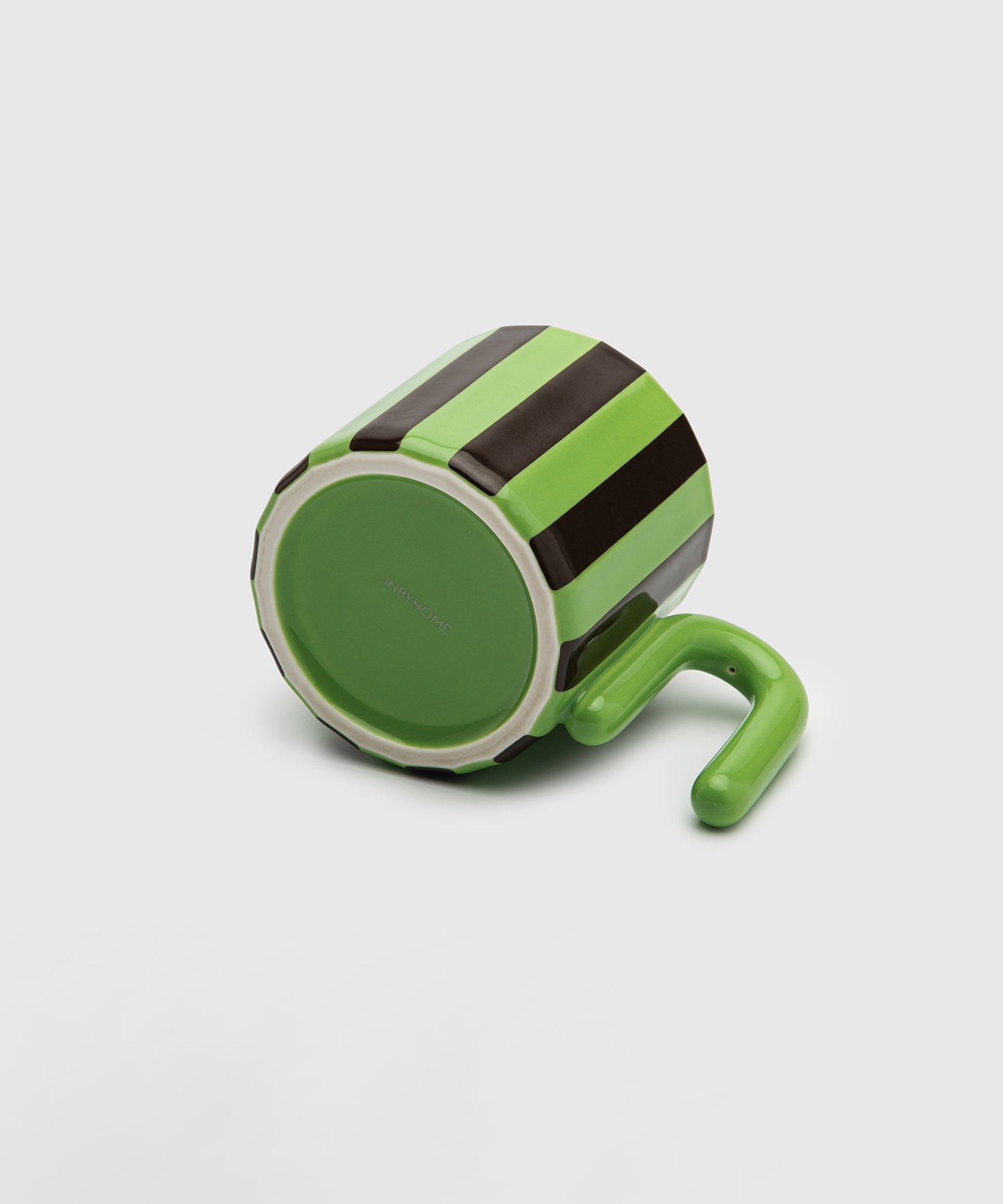 HOME N-shaped Handle Striped Cup