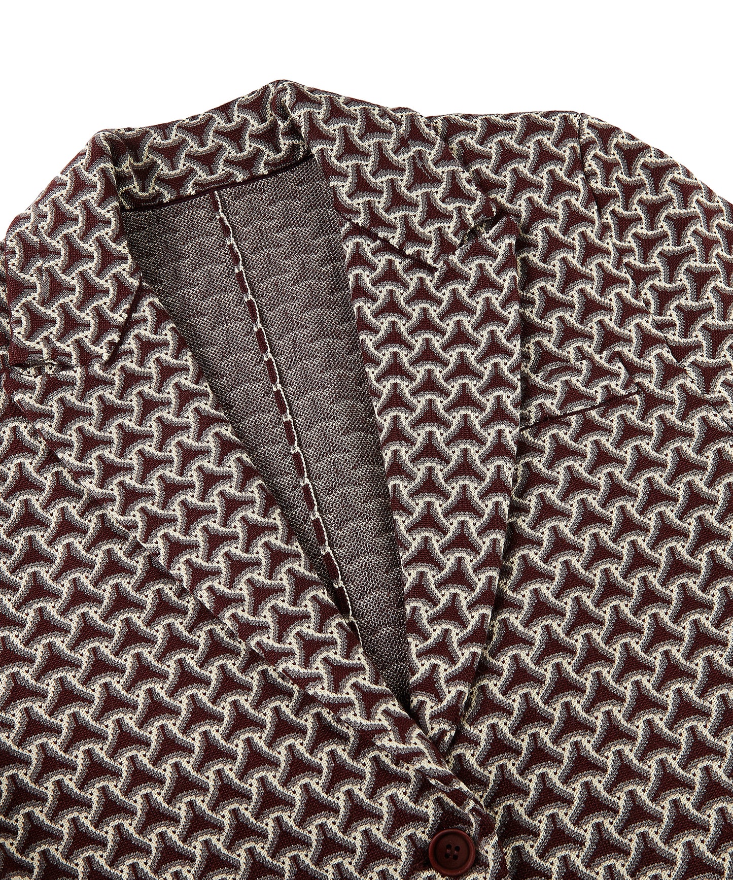 Oriental-pattern Jacquard Jacket