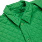 Scarf-neck Winkled Nylon Quilted Down Jacket
