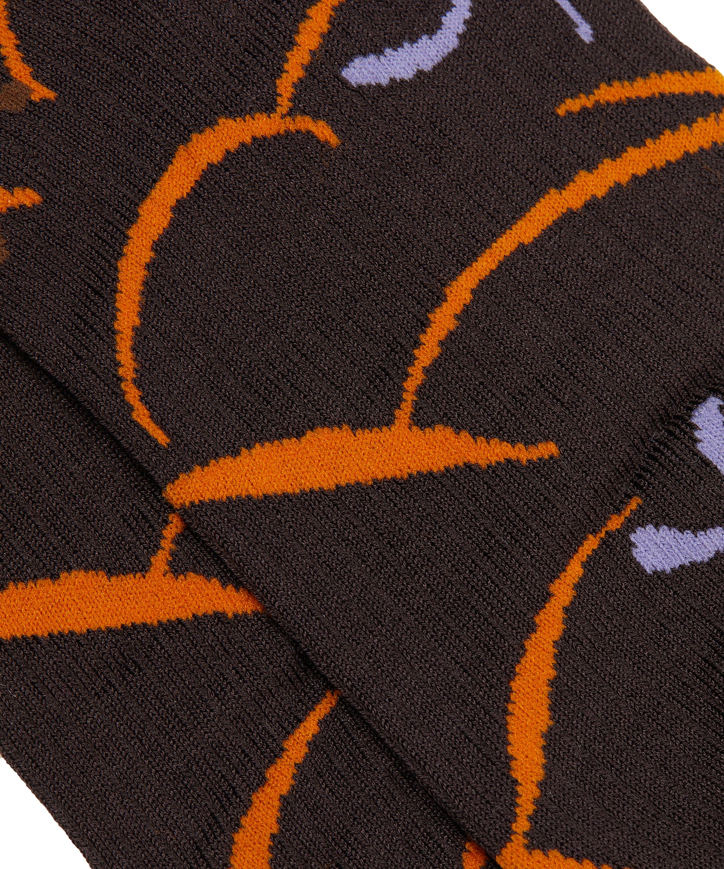 Retro Oriental jacquard Cotton-blend Ankle Socks