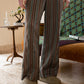 HOME Artistic Striped Cotton Pajama Pants