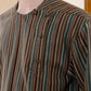 HOME Artistic Striped Cotton Pajama Top