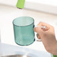 HOME Striped-pattern Round Stick Handle Cup