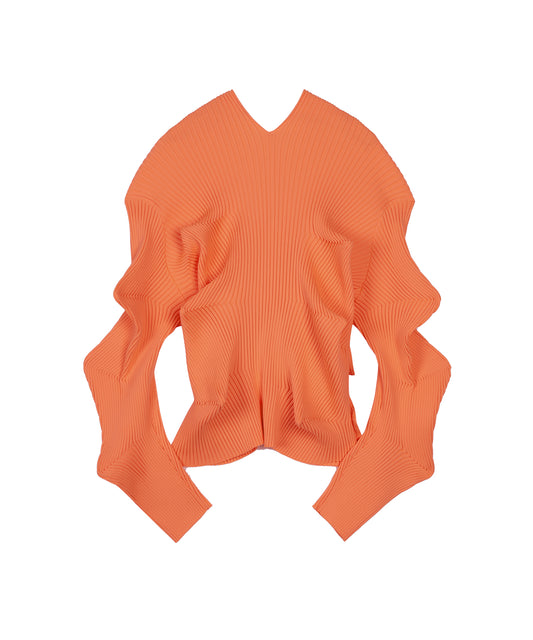 Unique Architectural Polyester Cardigan